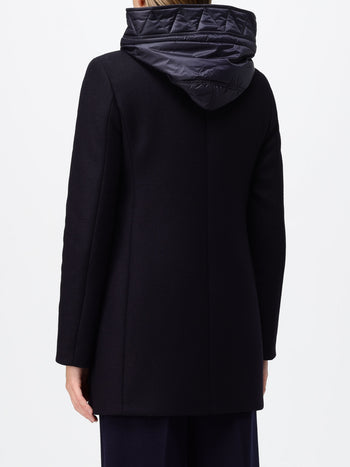 FAY-NAW59533430YMV U809-TOGGLE COAT DB FRONT NYLON