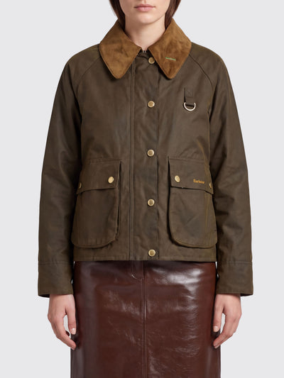 BARBOUR-LWX1595 SN91-MODERN SPEY WAX JACKET 