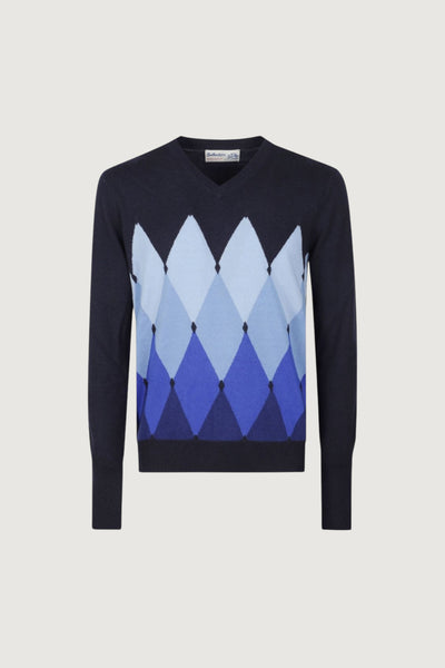 BALLANTYNE-B2P00112KA8 93560-V NECK PULLOVER