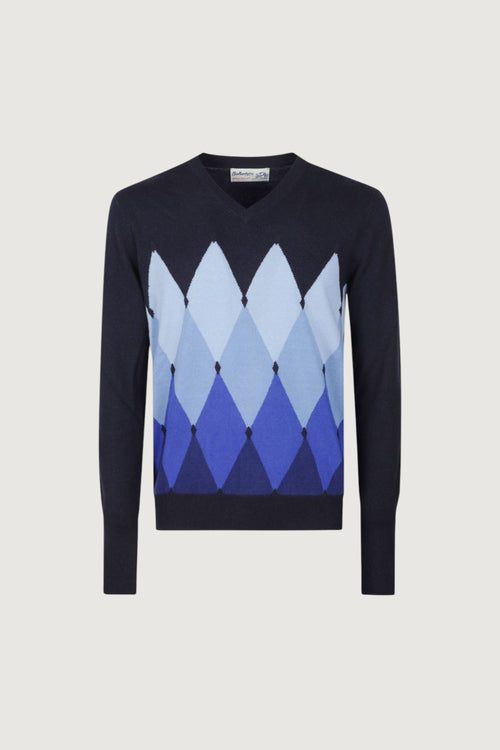 BALLANTYNE-B2P00112KA8 93560-V NECK PULLOVER