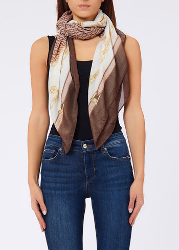LIUJO ACCESSORI-2F6069T2745 92033-ECS FOULARD CHARMY 120X120