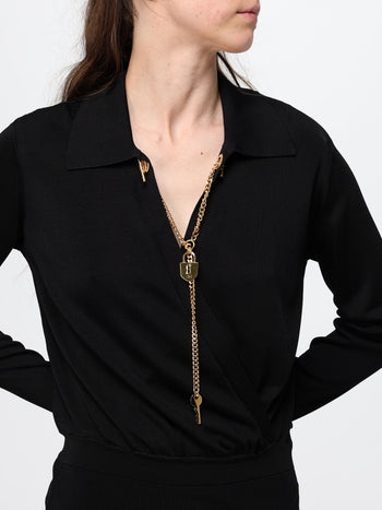 ELISABETTA  FRANCHI-AM19S66E2 110-WOMAN'S KNITTED DRESS