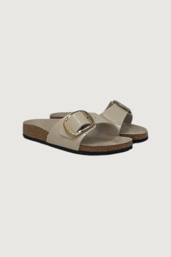 BIRKENSTOCK-1031823 OYSTER-MADRID BIG BUCKLE SHINE 