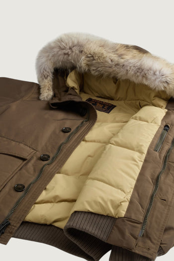 WOOLRICH-CFWOOU2238MRUT0001 DAG -POLAR DETACHABLE FUR BOMBER 