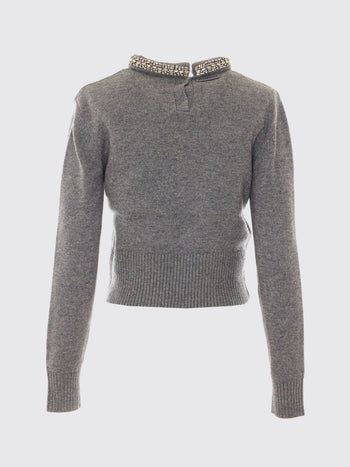 PINKO-107274A3GI II2-BERLINO PULL BLEND WOOL EMBRO