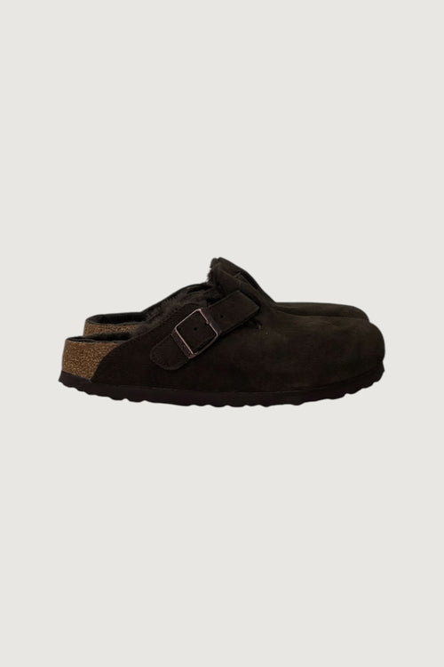 BIRKENSTOCK-1020529 MOCCA -BOSTON SHEARLING 
