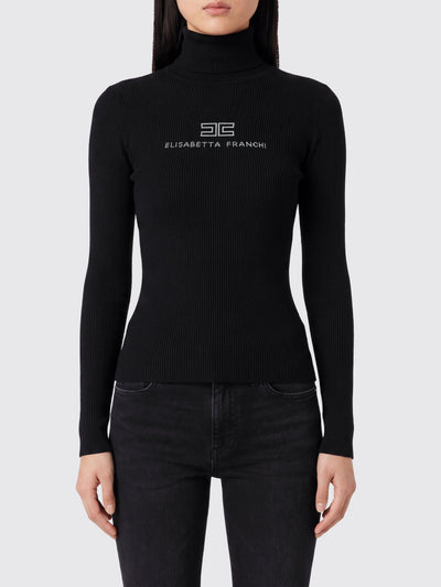 ELISABETTA  FRANCHI-MK18B66E2 685-WOMEN'S KNITTED SWEATER