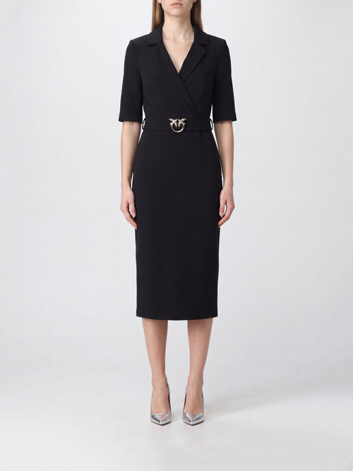 PINKO-107475A3AH Z99-ARNEBIA ABITO PUNTO STOFFA
