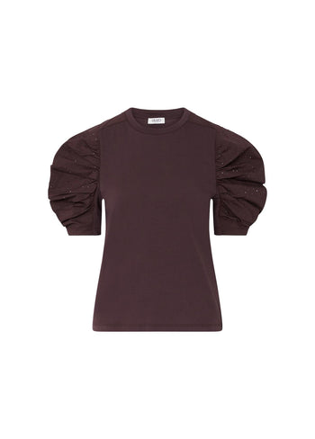 LIU JO WHITE-WF6131JS904 X0786-T-SHIRT BIMATERIALE