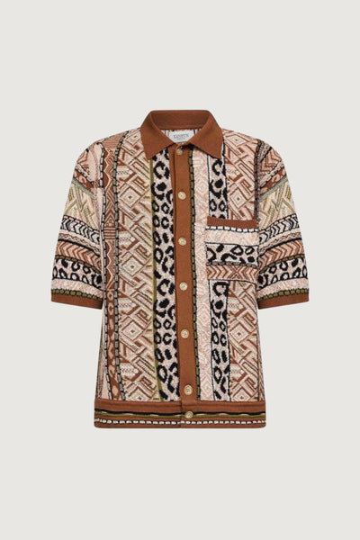 LANEUS-S6LAMAKS059 920-KNITTED SHIRT