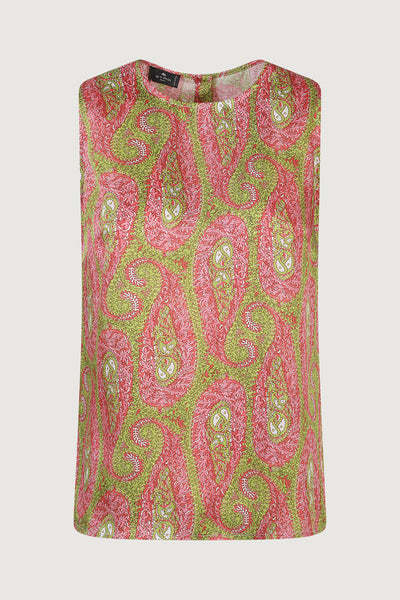 Women's tank top with side vents