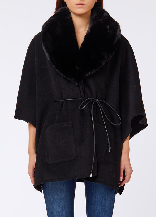 LIUJO ACCESSORI-2F6045T0300 22222-CAPPA COLLO FAKEFUR
