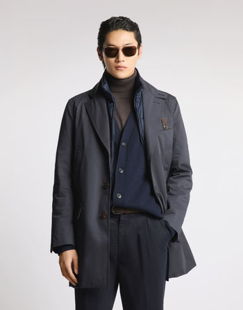 FAY-NAM53530500XLB U807-DRIVING DB COAT PADDED 
