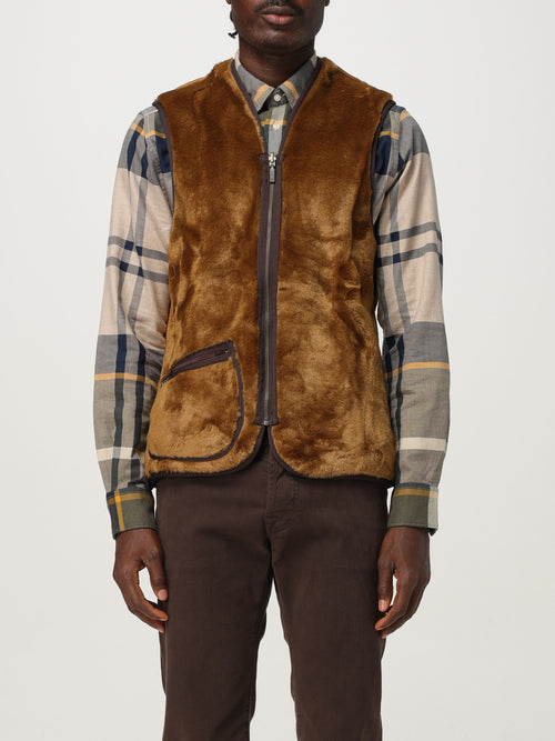 Pile waistcoat zip