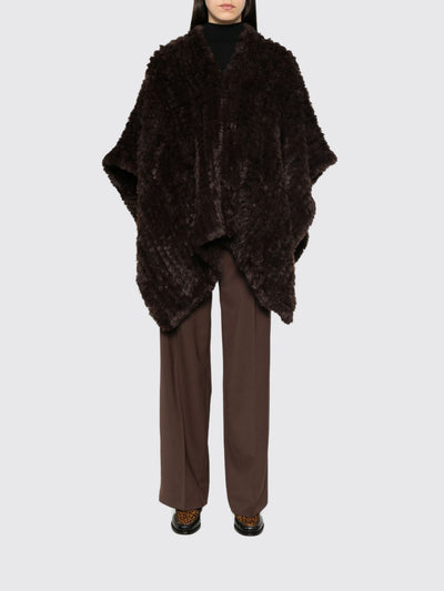 PINKO-107075A3EH L72-CILIEGIO MANTELLA TRICOT ASPET