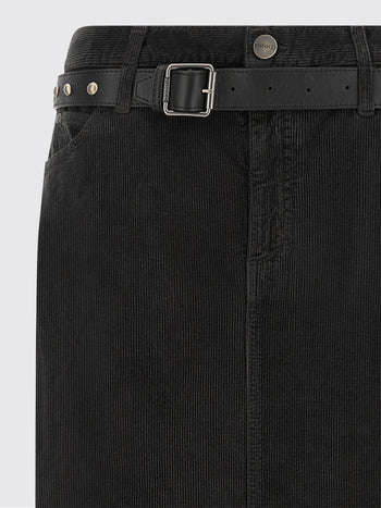 PINKO-107414A3HF Z98-GRACIA GONNA VELLUTO DUEMILA R