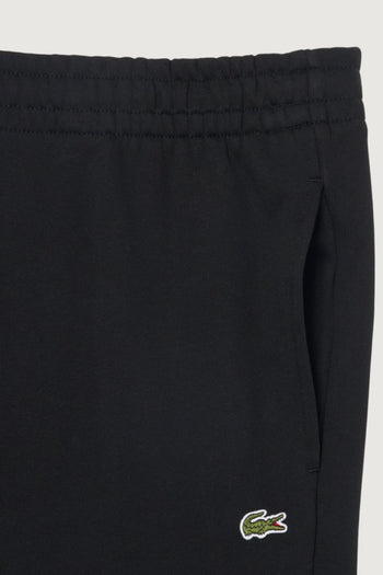LACOSTE-XH8869 031-Pantaloni della tuta tapered fit in tessuto felpat