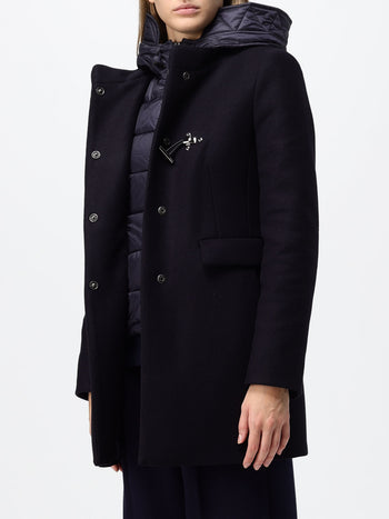 FAY-NAW59533430YMV U809-TOGGLE COAT DB FRONT NYLON