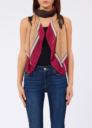 LIUJO ACCESSORI-2F6069T2745 00533-ECS FOULARD CHARMY 120X120