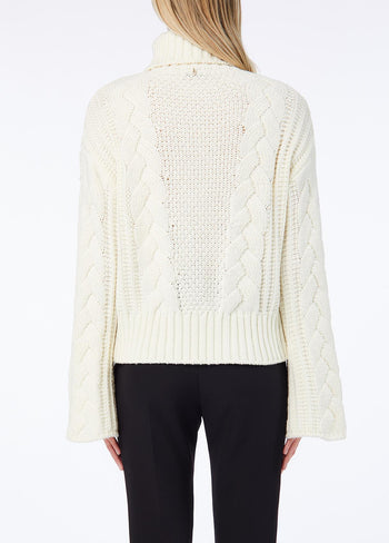 LIU JO COLLECTION-CF6116MA37R 10701-MAGLIA CHIUSA M/L GODET E RIC.