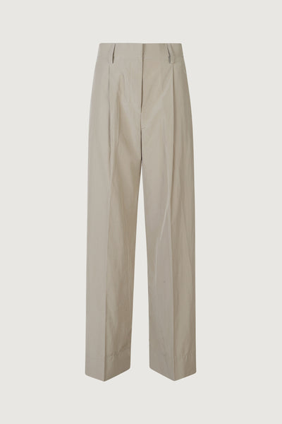 Chic taffetta straight pant