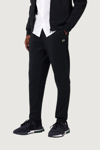 LACOSTE-XH8869 031-Pantaloni della tuta tapered fit in tessuto felpat