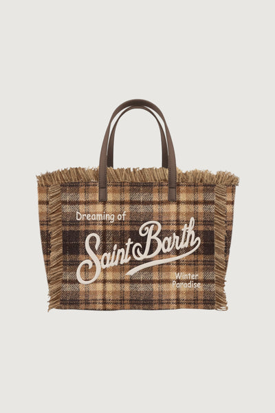 SAINTBARTH MC2-VAMI031 00470M-VANITY MINI WOOL NTARTAN 1812 EMB