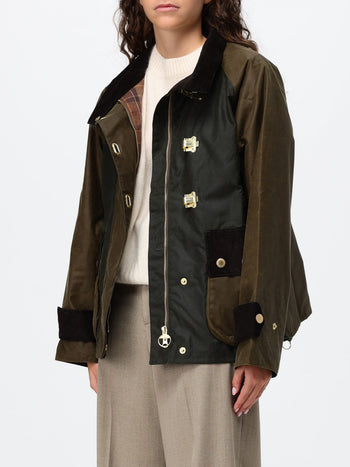 BARBOUR-LWX1566 SN91-HAZELWOOD WAX JACKET 