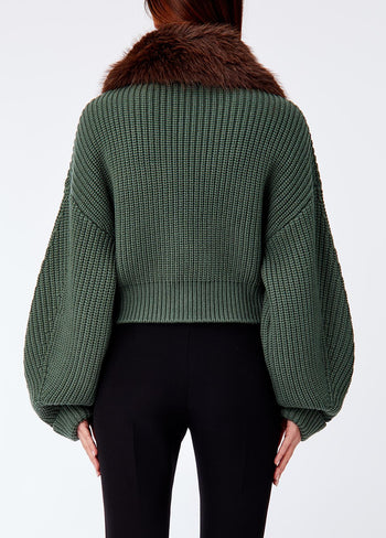 LIU JO COLLECTION-CF6038MA22S 90312-BOMBER MAGLIA ZIP