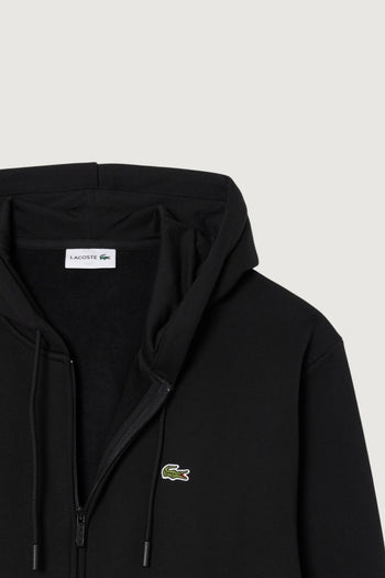 LACOSTE-SH8864 031-Felpa con cappuccio in tessuto felpato