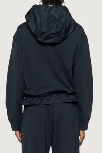 HERNO-JC000096D50069 9200-FELPA CON TAFFETA' E ZIP