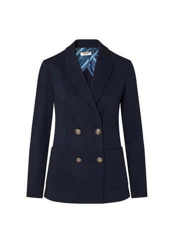 LIU JO WHITE-WF6366J3976 93922-BLAZER DOPPIO PETTO