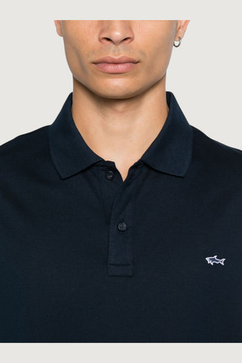 PAUL&SHARK-99311001 013-POLO CON POLSINI IN DOUBLE PIQUET