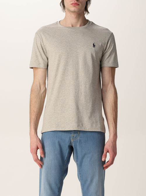 POLO RALPH LAUREN UOMO-710680785 002-Maglietta in cotone Custom Slim-Fit