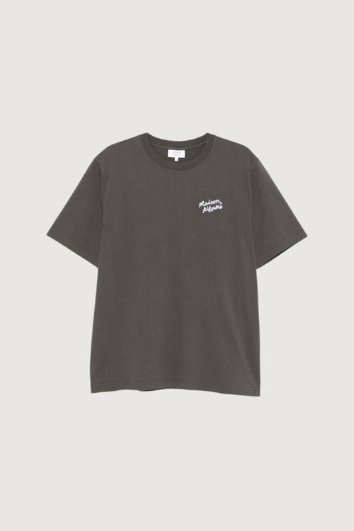 MAISON KITSUNE'-MM00126KJ7025 0453-HANDWRITING COMFORT TEE-SHIRT