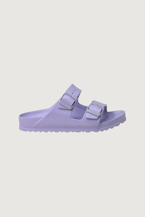Quattro Stagioni Arizona EVA sandals in light purple EVA with adjustable buckle straps and contoured footbed. Narrow fit.