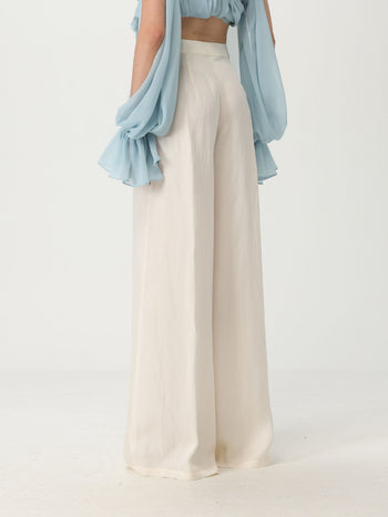 Washed gabardine pants - 3