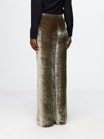 ETRO DONNA-WREA001499TCD01 N0634-WOMEN'S STRAIGHT-LEG VELVET TROUSERS