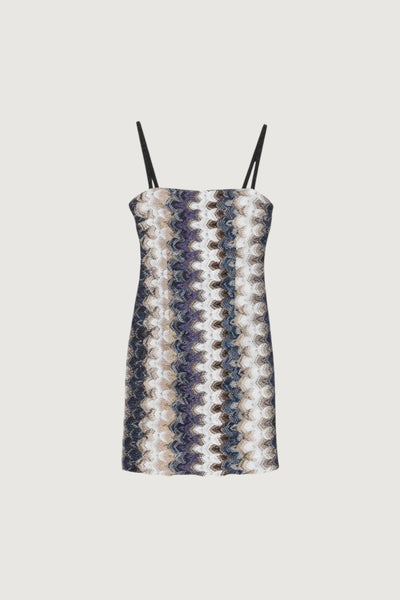 MISSONI-DS26SG3XBR015J S72RA-SLEEVELESS SHORT DRESS