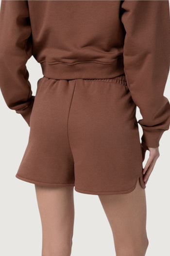 HINNOMINATE-HMABW02377 MA63-SHORT IN FELPA CON SPACCHETTI LATERALI