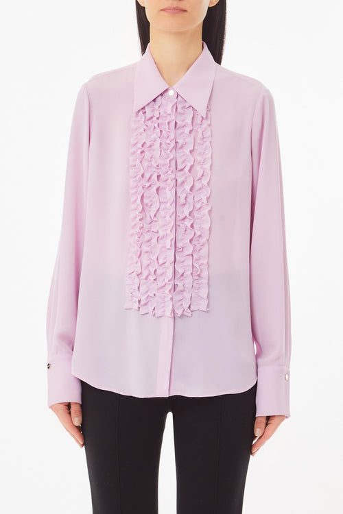 Ecs camicia con rouche