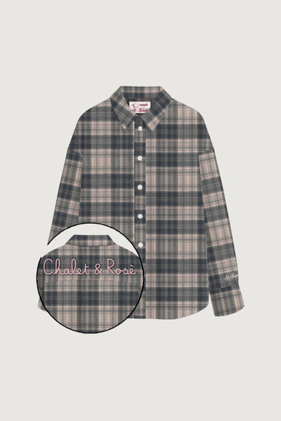 SAINTBARTH MC2-GIG0001 00096M-GIGY FLANNELTARTAN SB ROSE 2115 EMB