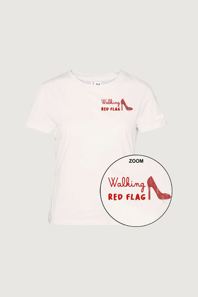 SAINTBARTH MC2-EMI0002 00764M-EMILIE WWALKING RED FLAG 10 STRASS EMB