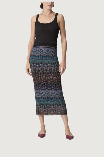 MISSONI-DS26SH0SBK01H9 SM9ZT-MIDI SKIRT