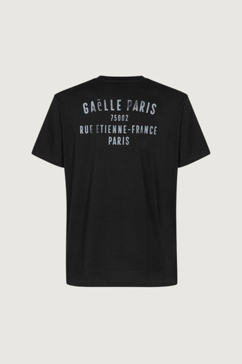 GAELLE-GAABM01682 NE01-T-SHIRT STAMPA FRONTE/RETRO
