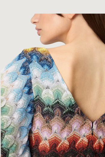 MISSONI-DS26SG44BR015J SMSNV-SHORT DRESS