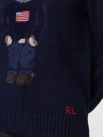 POLO RALPH LAUREN DONNA-211927070 001-BEAR PULLOVER 