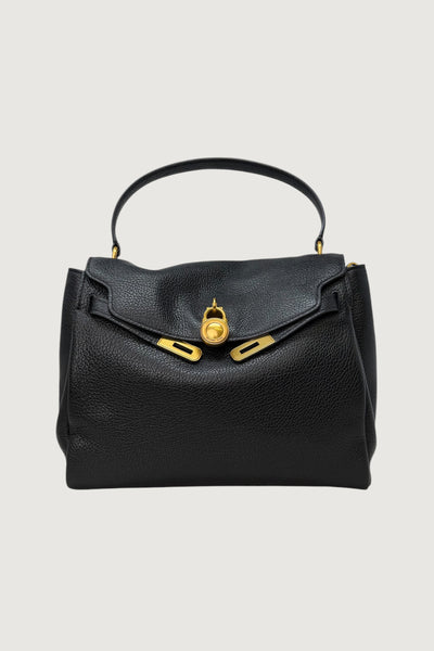 MICHAEL KORS-30F6ANXS7E 001-LG FLAP SATCHEL 