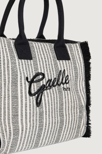 GAELLE-GAACW03190 NE01-MAXI SHOPPER RICAMO FIRMA