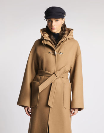 FAY-NAW59533530YMV C809-TOGGLE COAT VESTAGLIA DB FRONT 